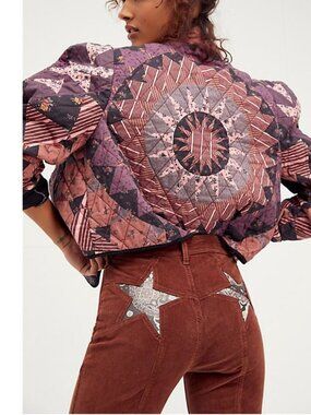 NWOT We The Free Firecracker Flare Corduroy